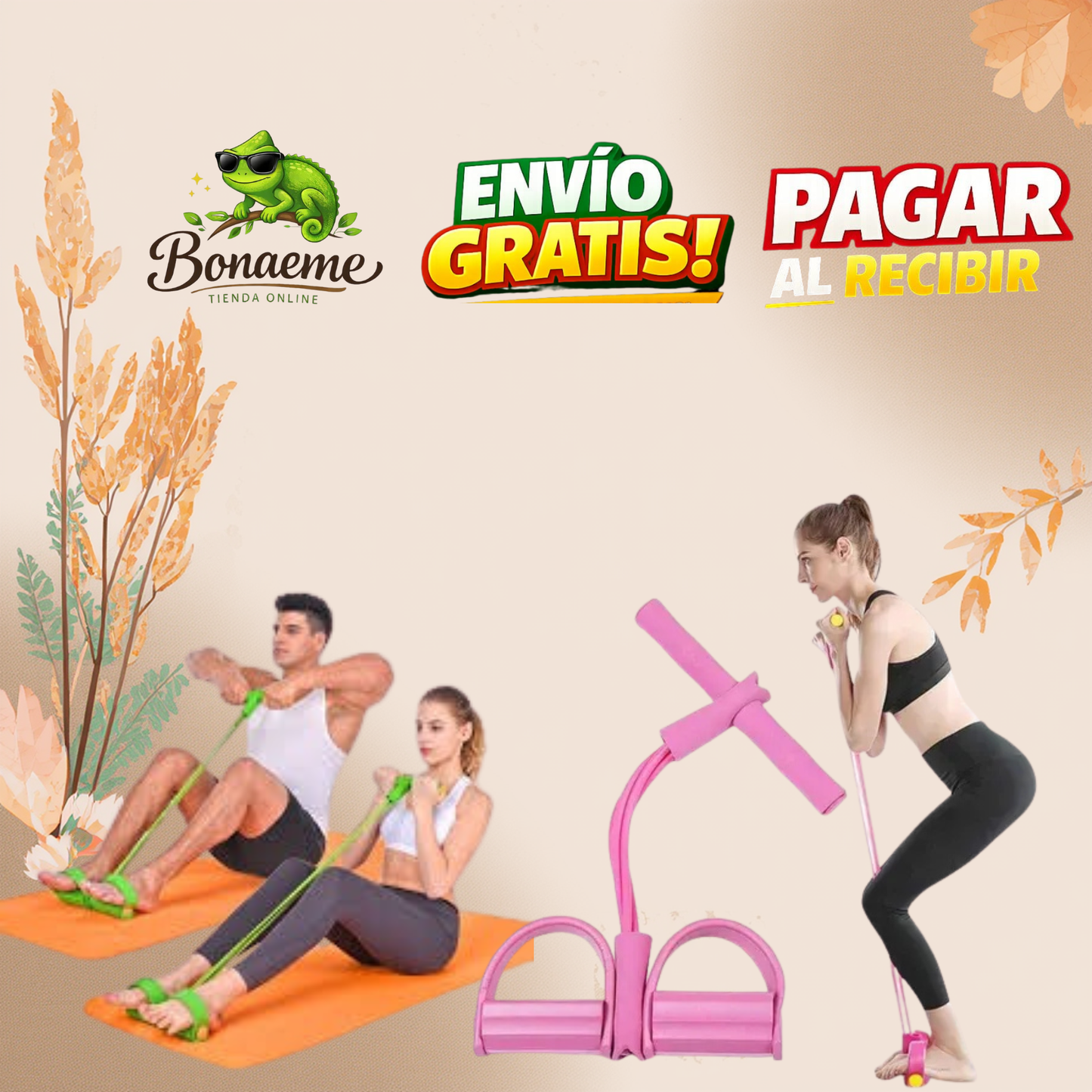 Bandas Elasticas Resistencia Con Pedal